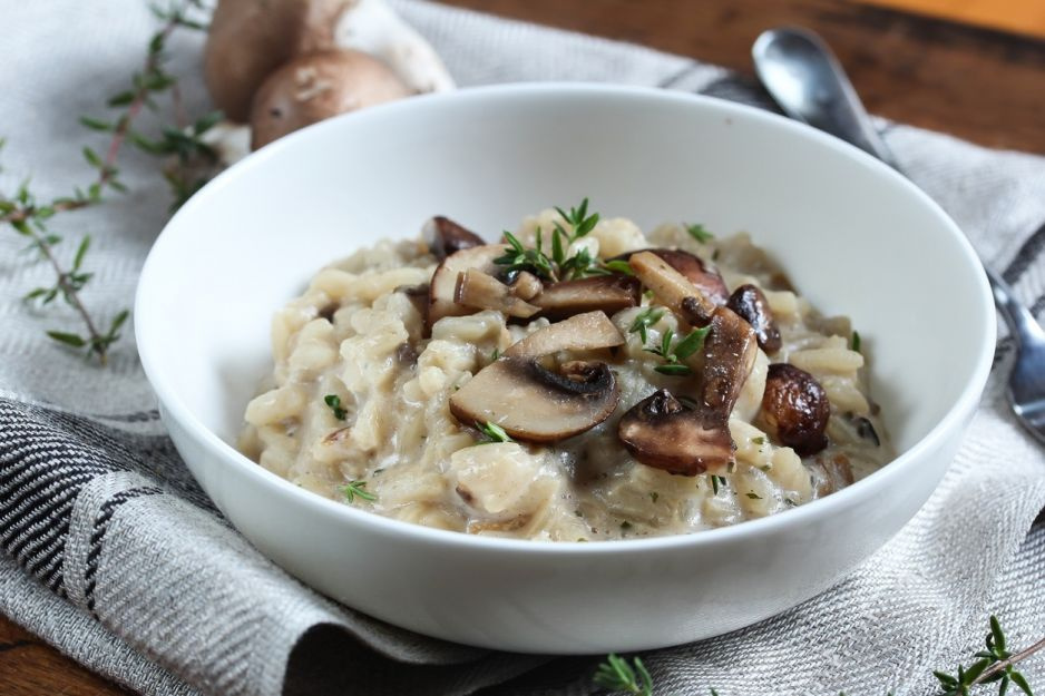 Risotto z pieczarkami przepis Mojegotowanie.pl