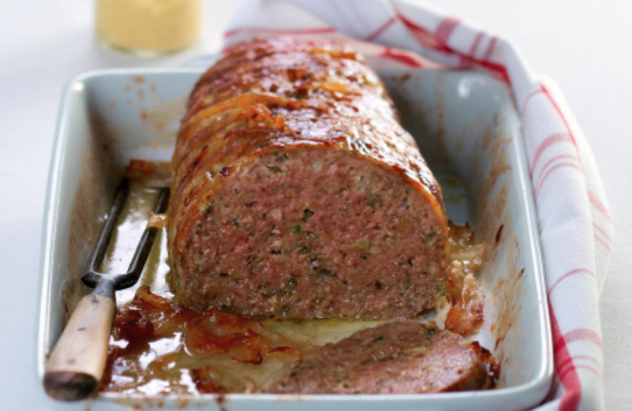 Klops domowy pieczony przepis Mojegotowanie.pl