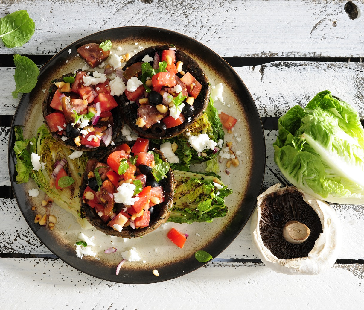 Pieczarki portobello z grilla