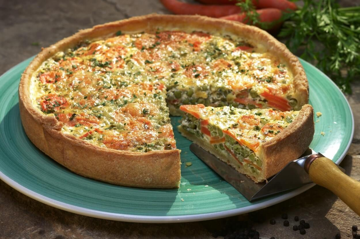 Tarta z warzywami