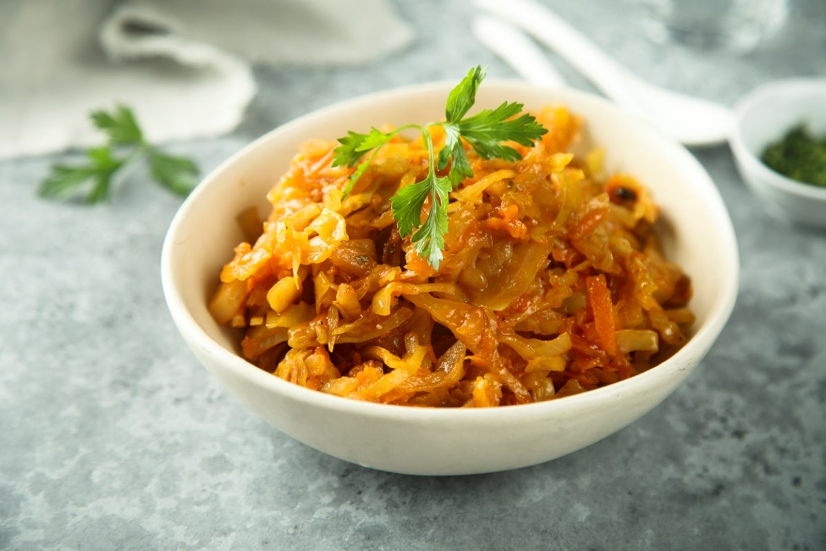 Bigos z białej kapusty