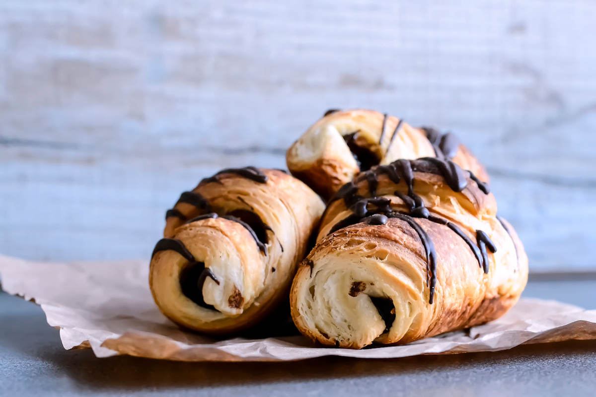 Ciastka francuskie z nutellą