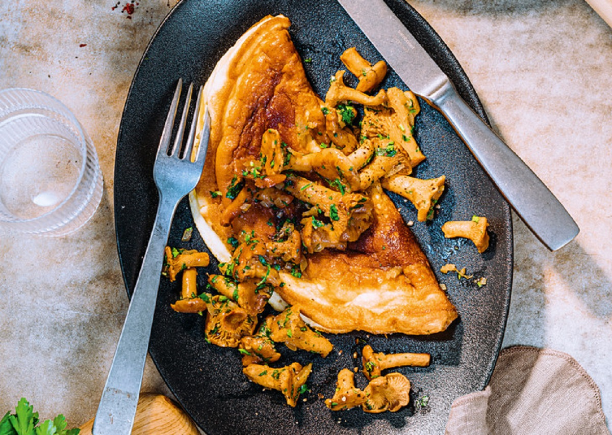 Omlet z kurkami