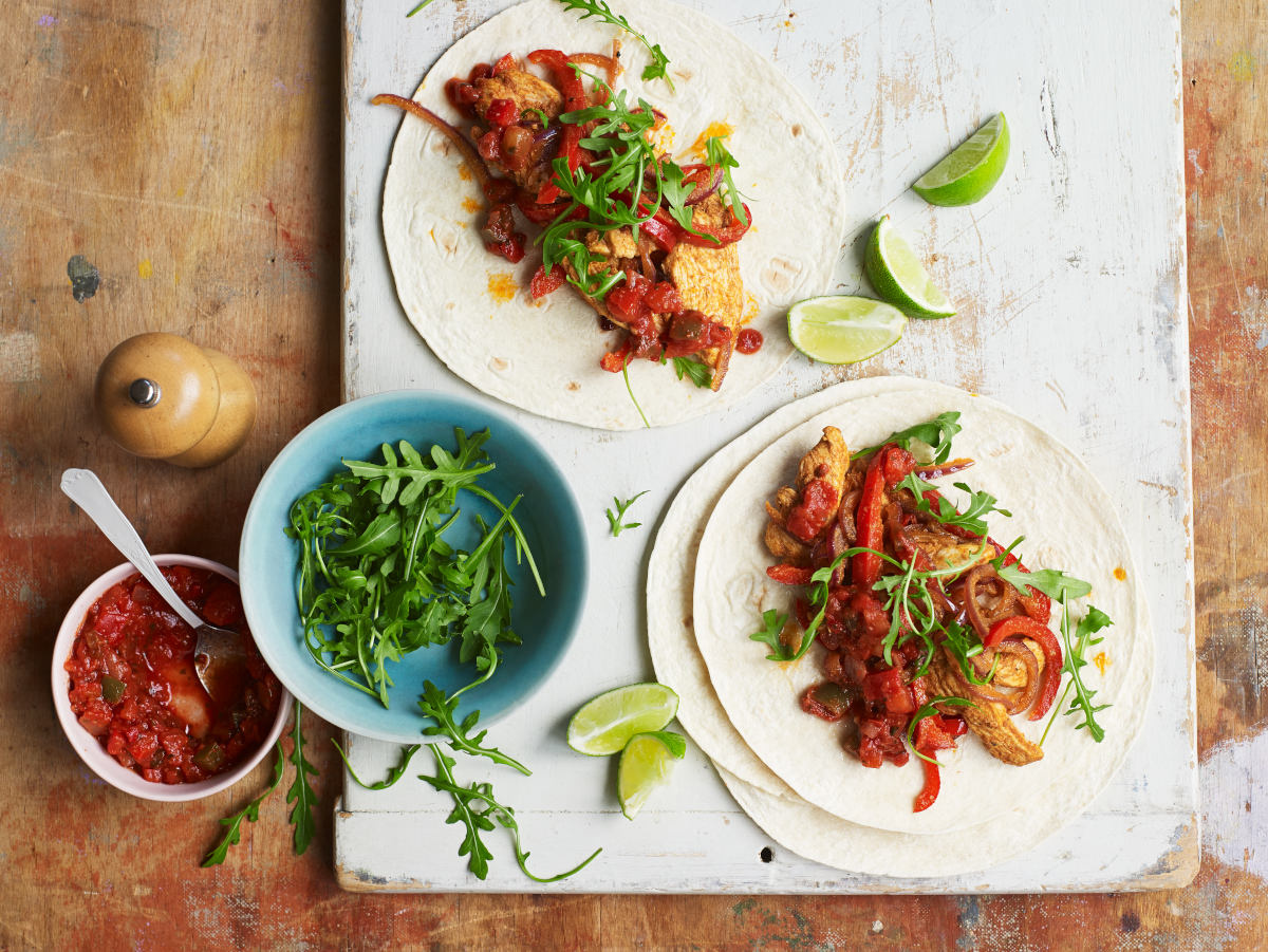 Fajitas z kurczakiem przepis Mojegotowanie.pl