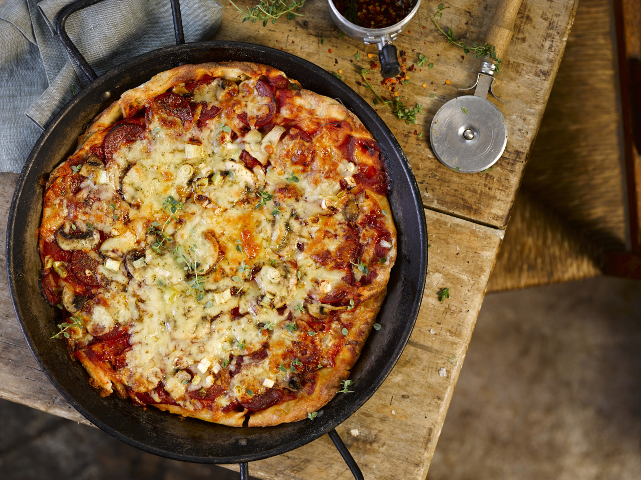 Pizza z patelni