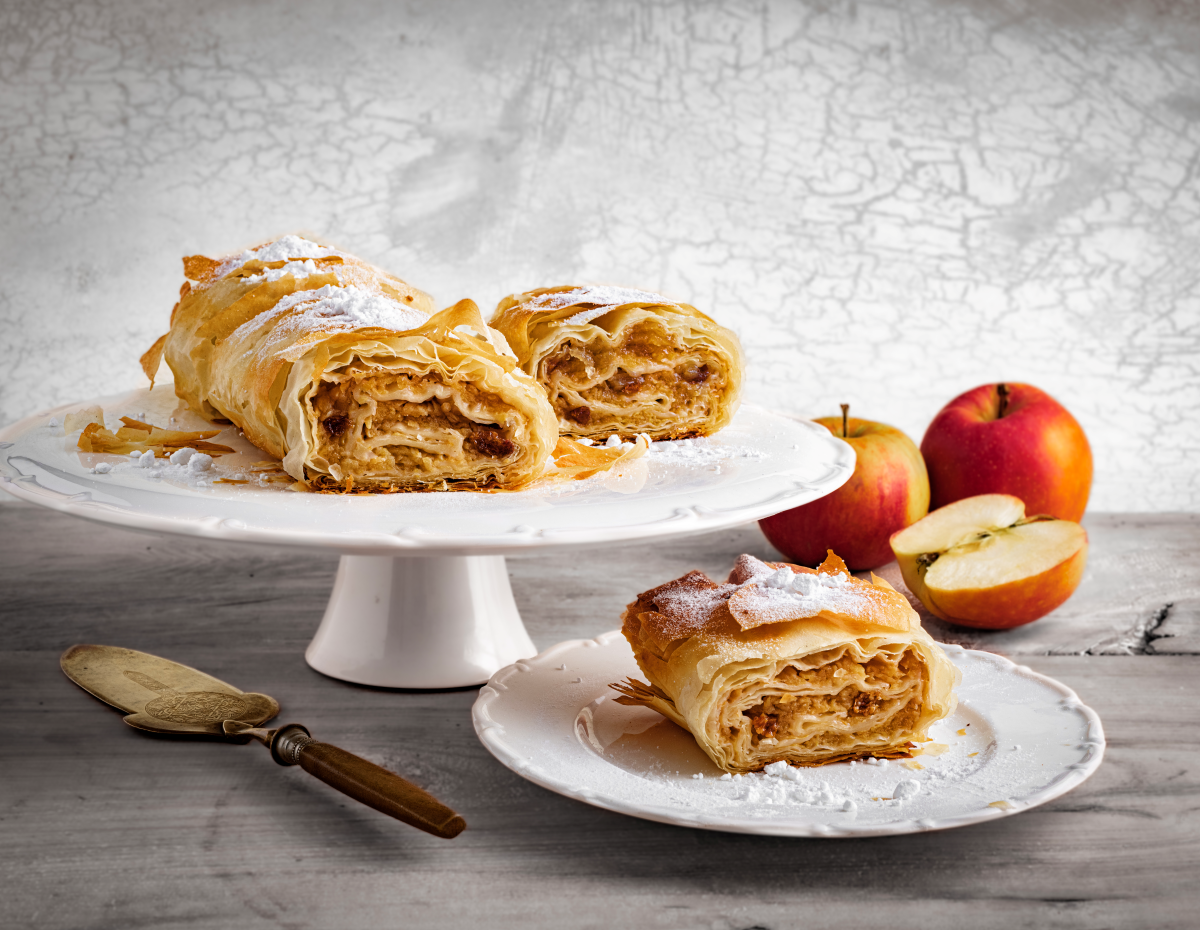 Ciasto filo z jabłkami