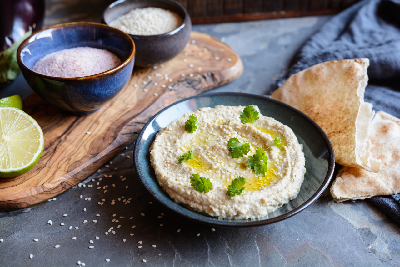 Baba ghanoush - pasta z bakłażana