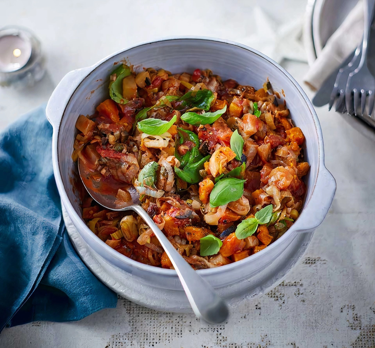 Caponata z zimowych warzyw