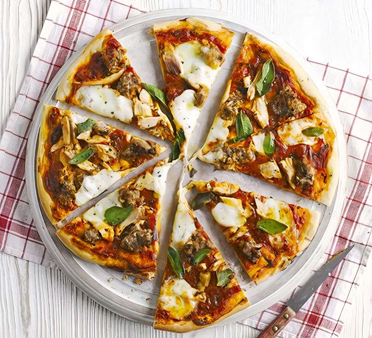 Pizza ze świątecznych resztek