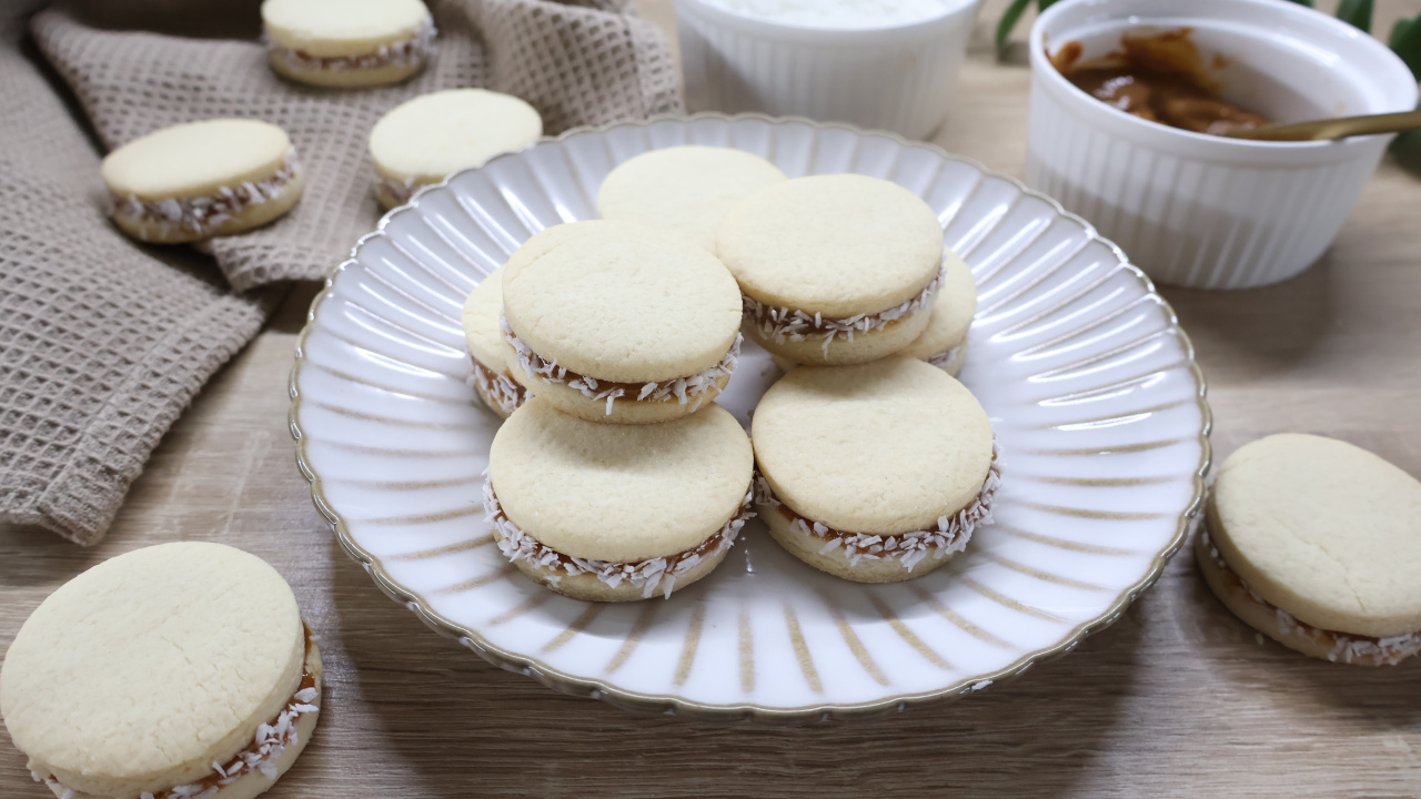 Alfajores – kruche ciastka z kajmakiem