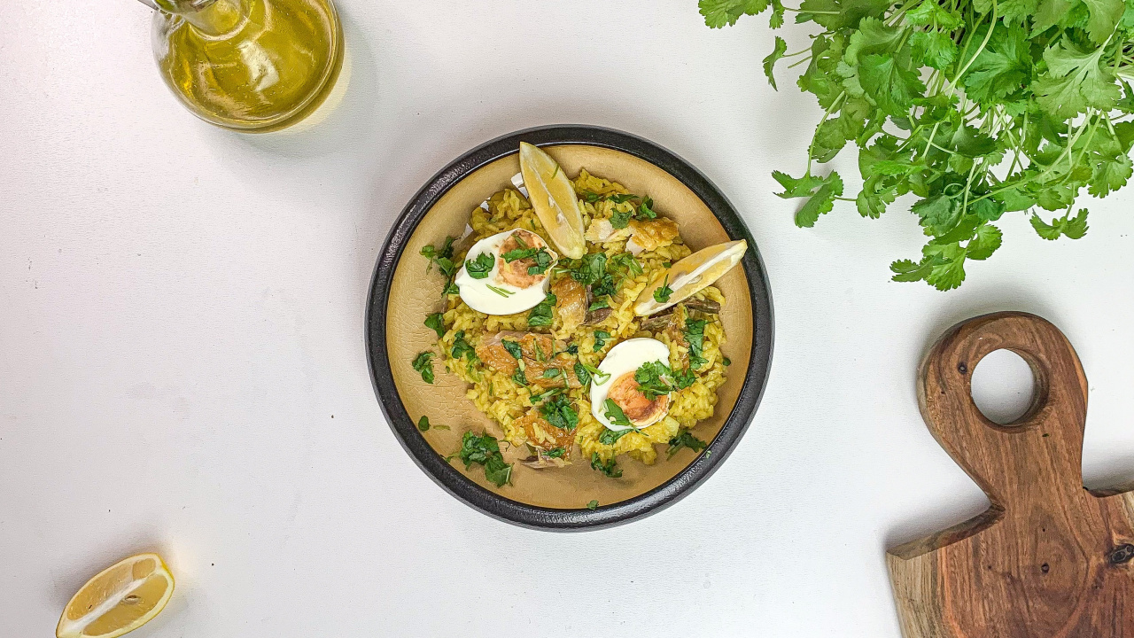 Kedgeree - jednogarnkowa potrawa z wędzonej ryby