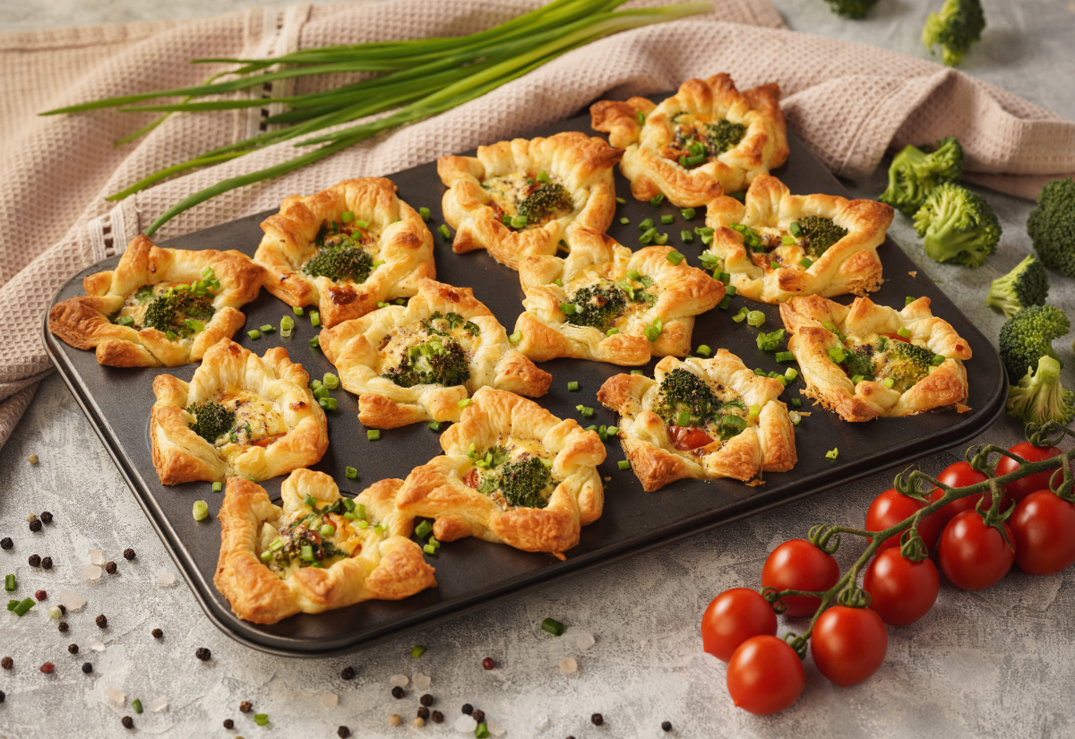 Muffiny z ciasta francuskiego