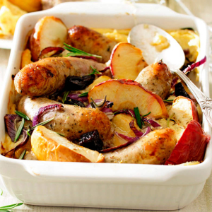 Zapiekanka z białą kiełbasą