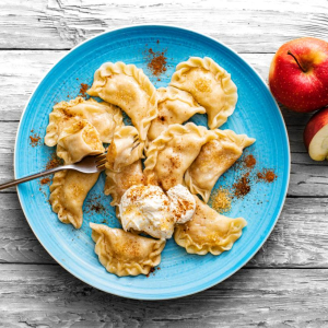 Pierogi z jabłkami
