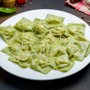 ravioli ze szpinakiem