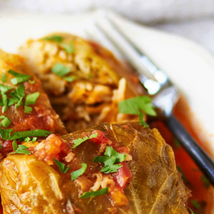 Gołąbki z młodej kapusty