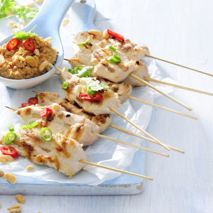 Sataye i sos orzechowy