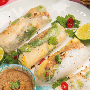 Spring rolls z dorszem