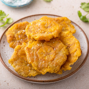 Patacones – placki z plantanów