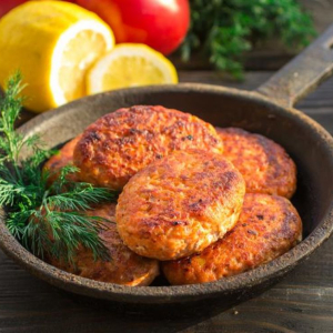 Kotleciki z łososia