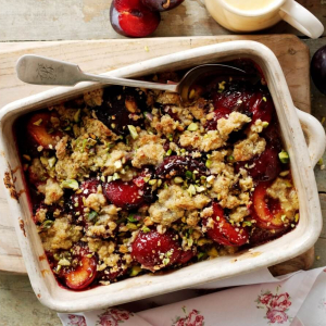 Crumble ze śliwkami