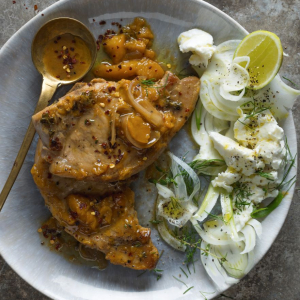 Schab w sosie własnym