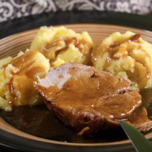 Karkówka w sosie własnym