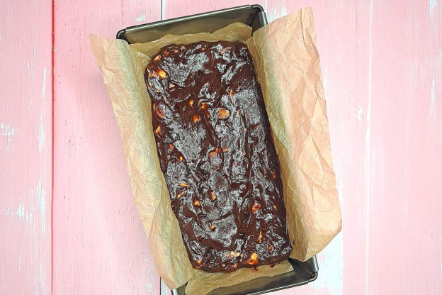 blok czekoladowy w foremce