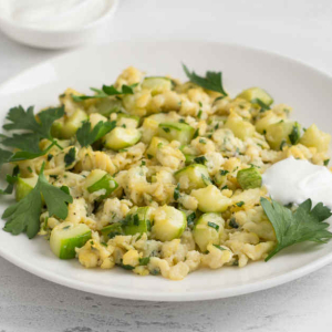 Jajecznica z cukinią