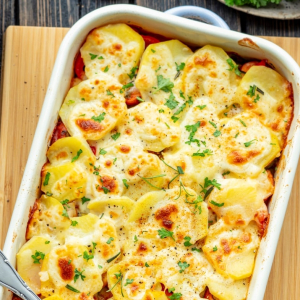 Zapiekanka ziemniaczana z warzywami