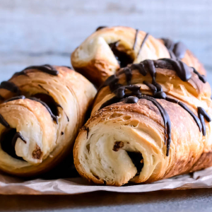 Ciastka francuskie z nutellą