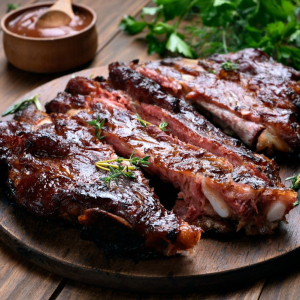 żeberka z grilla