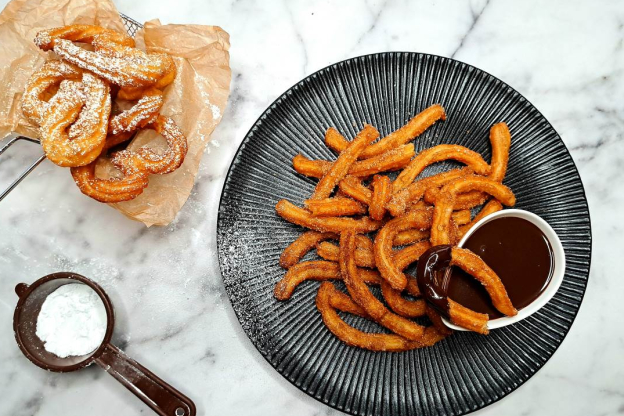 churros - podanie