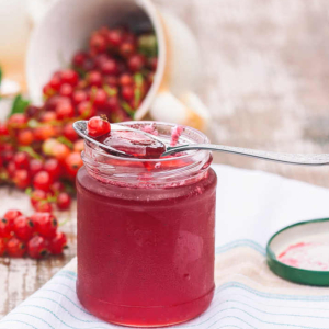 Galaretka z czerwonej porzeczki