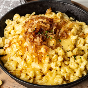 szpecle z serem i cebulą