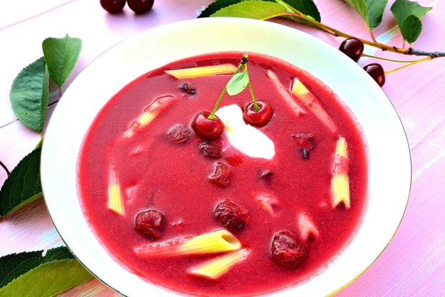 Zupa wiśniowa – gotowa