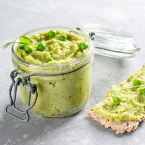 pasta z zielonego groszku