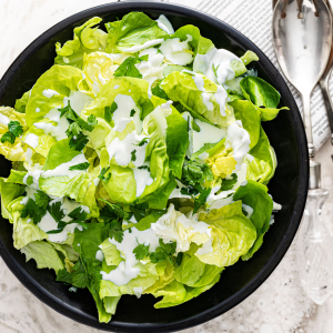 Sałata ze śmietaną