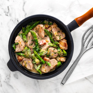 Polędwiczka ze szparagami