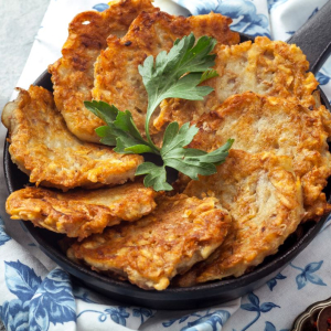 placki z kapusty kiszonej