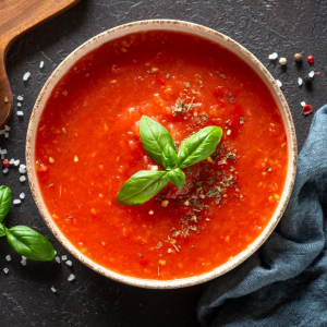 Krem z pieczonych pomidorów