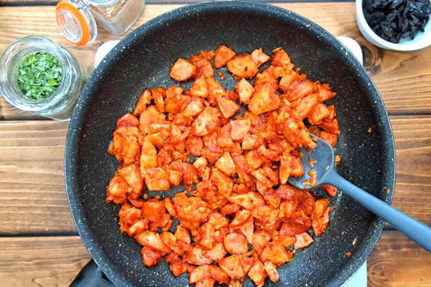 bigos z kiszonej kapusty - zasmażka