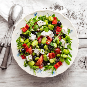 Sałatka z bobem i fetą