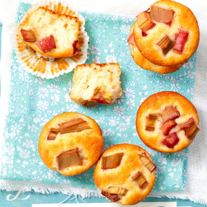 muffinki rabarbarowe