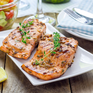 Łosoś z grilla