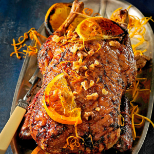 kaczka w pomarańczach