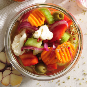 Pikle warzywne po włosku - giardiniera