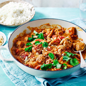 kurczak z masłem orzechowym