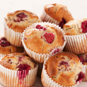 Muffinki z malinami