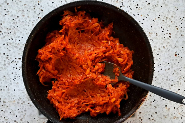 ryba po grecku - duszenie warzyw